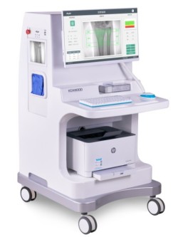 Dual energy X-ray bone density meter